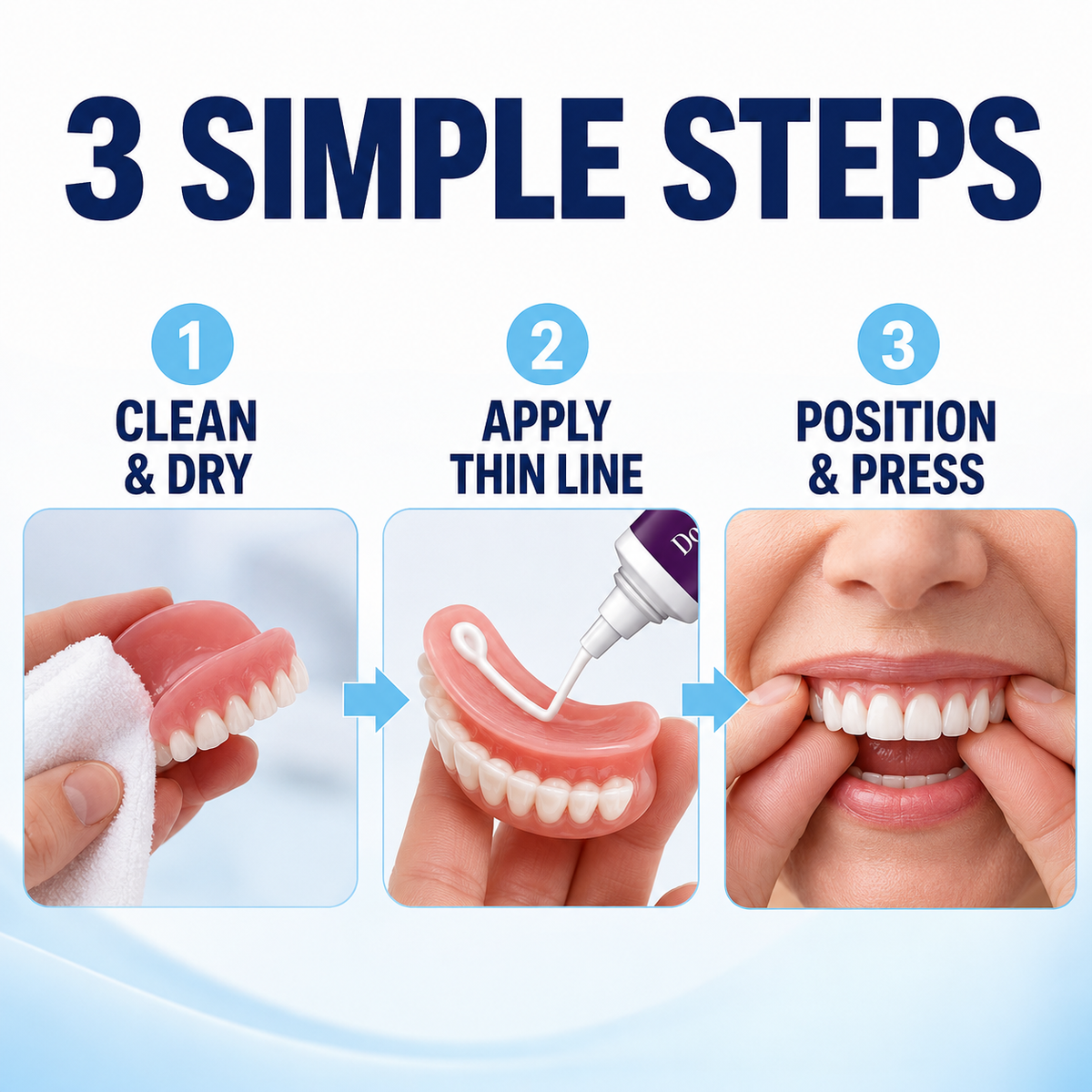 🦷Dobshow® Bio-Seal Max 5-Day Denture Adhesive