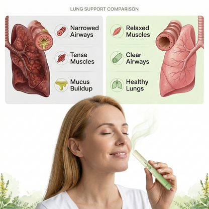 Healrize® Natural Mullein Lung Support Aroma Diffuser——– 🍃Deep Lung Cleanse Support