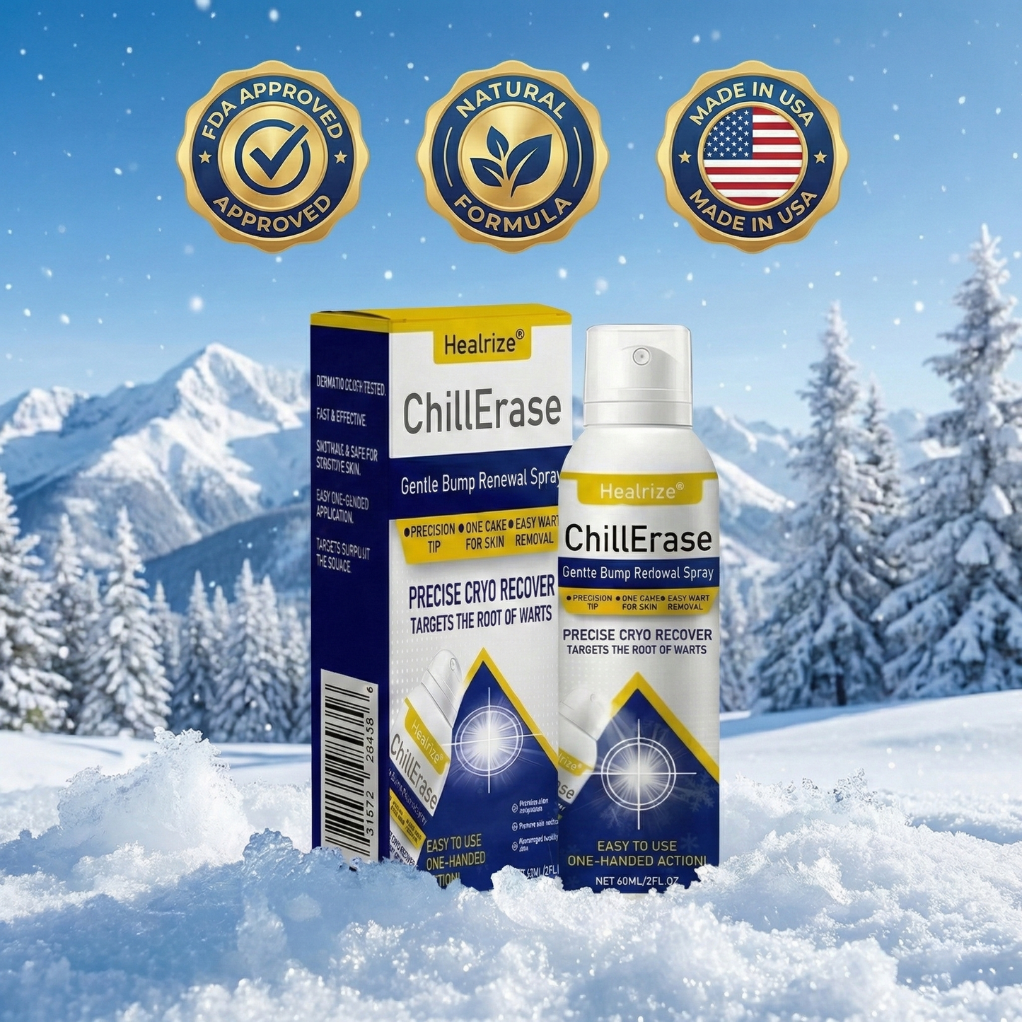 ❄️Healrize®ChillErase Gentle Bump Renewal Spray—✨Stubborn Skin Bumps & Rough Spots