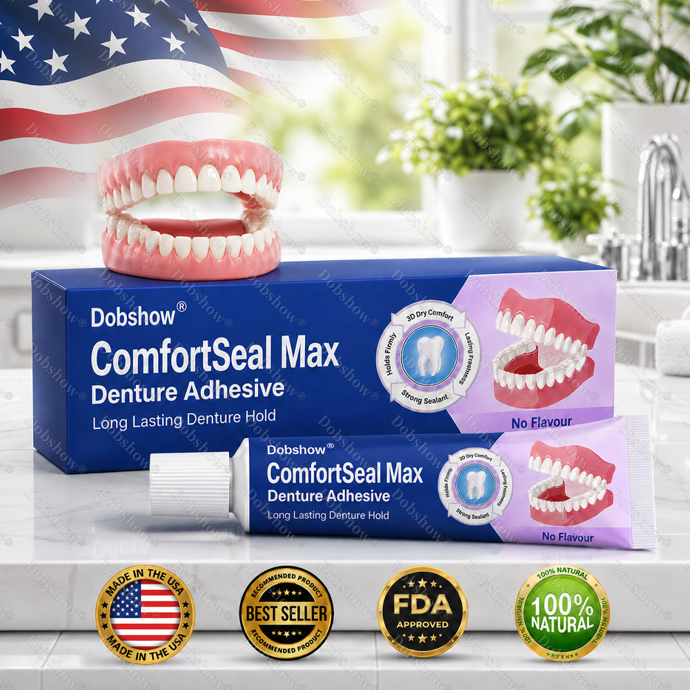🦷Dobshow® ComfortSeal Max Denture Adhesive