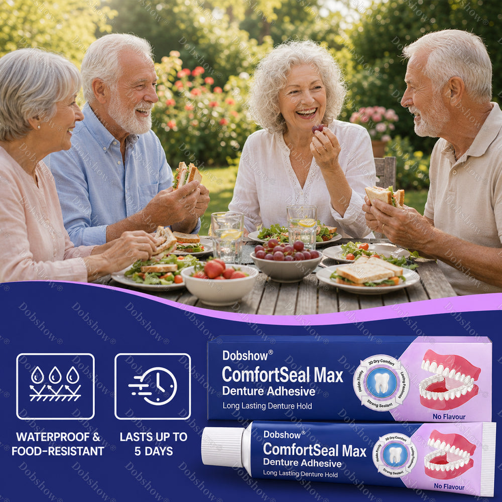 🦷Dobshow® ComfortSeal Max Denture Adhesive