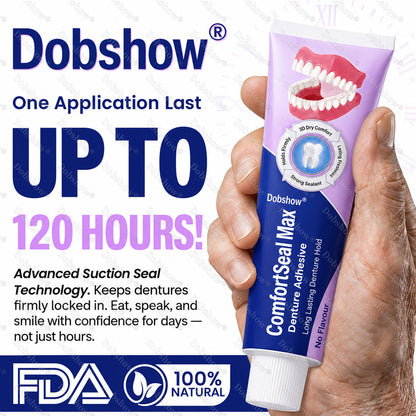 🦷Dobshow® ComfortSeal Max Denture Adhesive