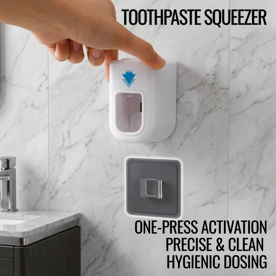 MCOIKY® Automatic toothpaste squeezer wall-mounted punch-free