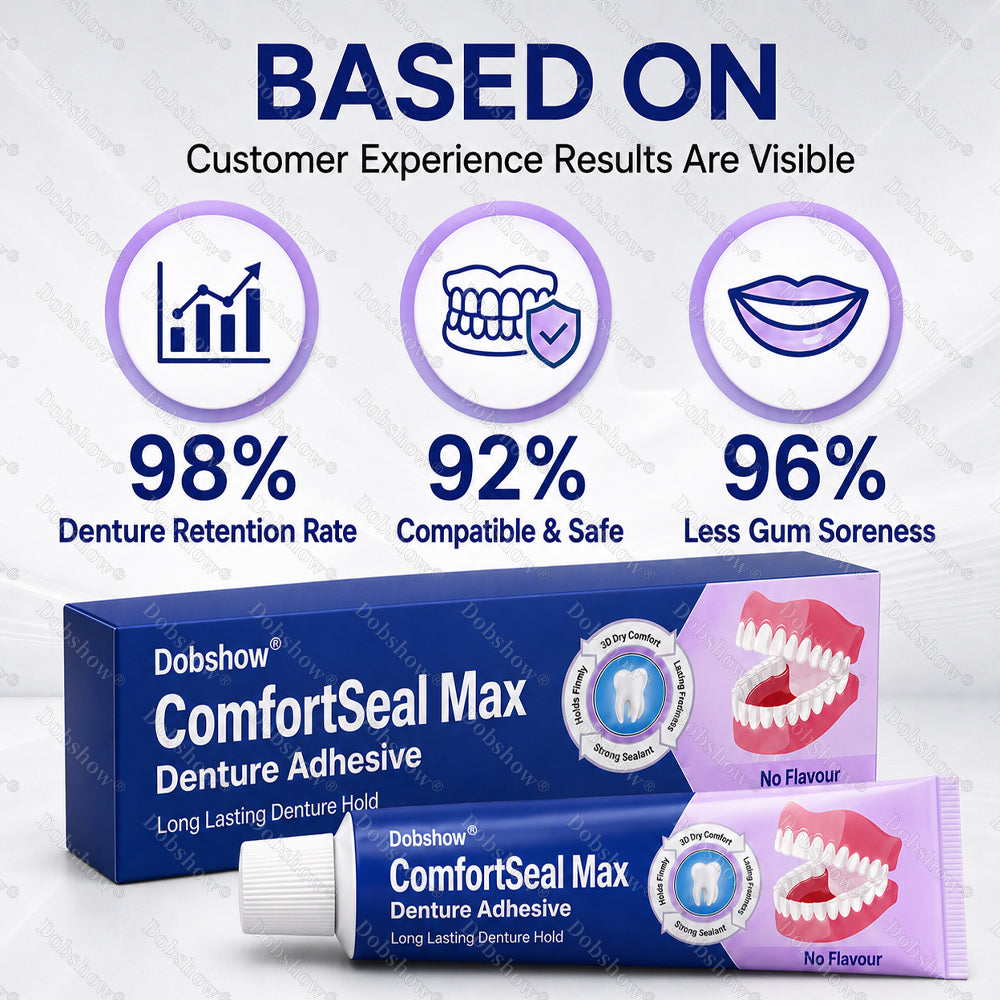 🦷Dobshow® ComfortSeal Max Denture Adhesive