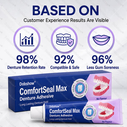 🦷Dobshow® ComfortSeal Max Denture Adhesive