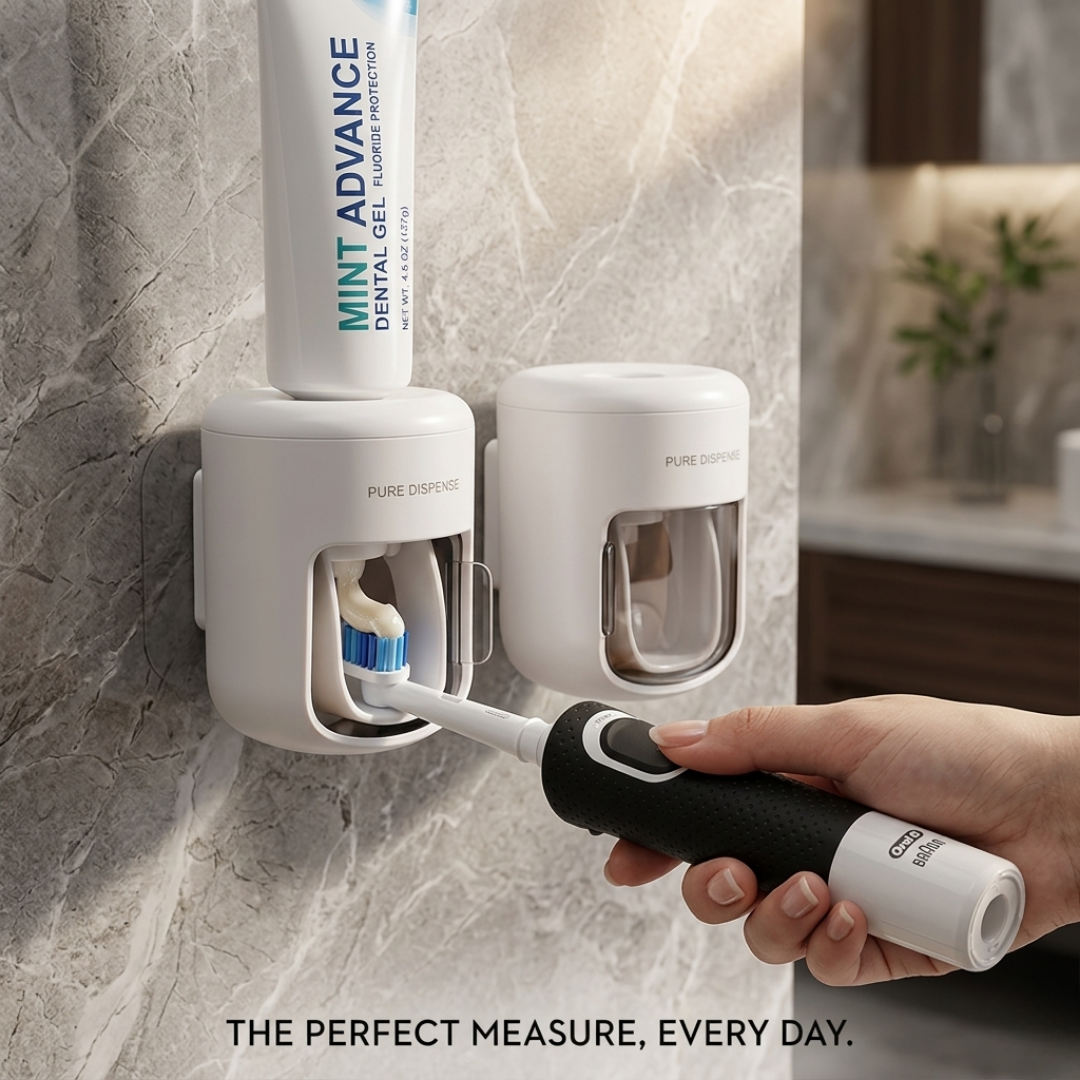 MCOIKY® Automatic toothpaste squeezer wall-mounted punch-free