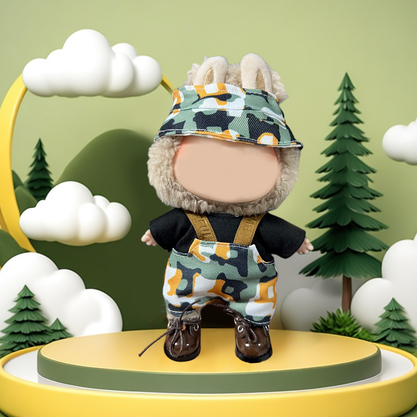 💥💥SUPER DISCOUNT❤️‍🔥❤️‍🔥  MCOIKY®  Vinyl Face Plush Doll Clothes & Accessories