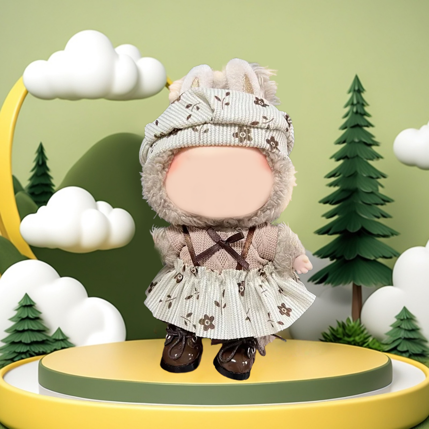 💥💥SUPER DISCOUNT❤️‍🔥❤️‍🔥  MCOIKY®  Vinyl Face Plush Doll Clothes & Accessories