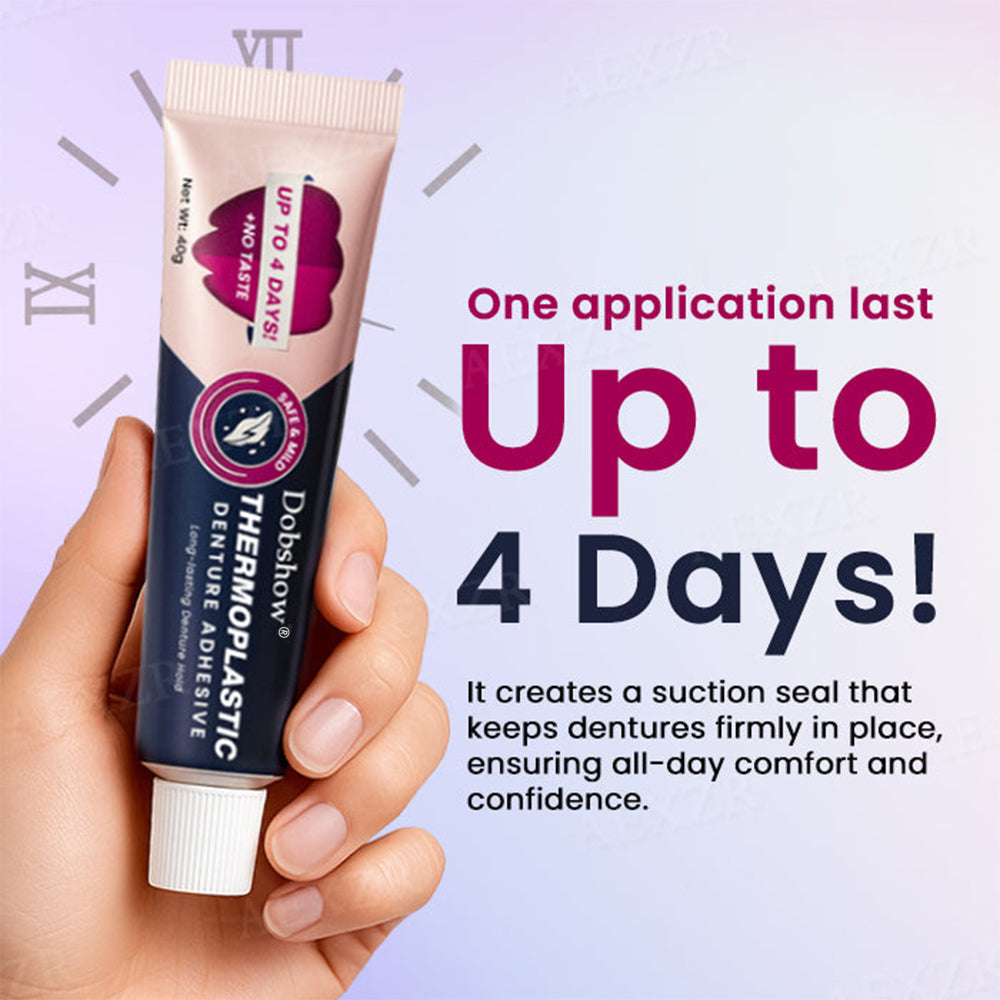 🦷Dobshow® Thermoplastic Denture Adhesive