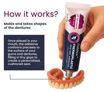 🦷Dobshow® Thermoplastic Denture Adhesive