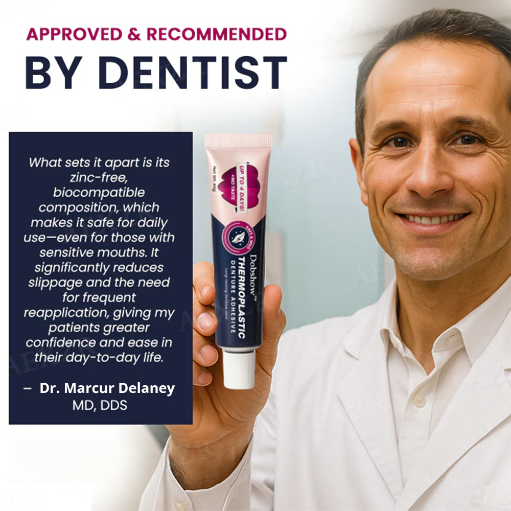 🦷Dobshow® Thermoplastic Denture Adhesive